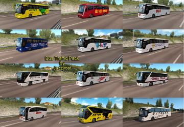 Мод Bus Traffic Pack версия 8.4 для Euro Truck Simulator 2 (v1.35.x, 1.36.x)