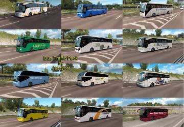 Мод Bus Traffic Pack версия 8.9 для Euro Truck Simulator 2 (v1.35.x, 1.36.x)