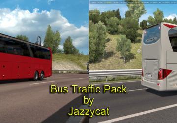 Мод Bus Traffic Pack версия 9.7 для Euro Truck Simulator 2 (v1.37.x)