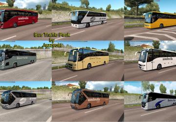 Мод Bus Traffic Pack версия 9.9 для Euro Truck Simulator 2 (v1.37.x)