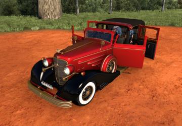 Мод Cadillac V16 1930 версия 1.0 для Euro Truck Simulator 2 (v1.42.x)