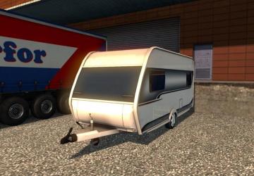 Мод Caravan Trailer версия 1.0 для Euro Truck Simulator 2 (v1.32.x, - 1.34.x)