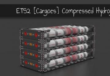 Мод Cargo Compressed Hydrogen версия 1.3 для Euro Truck Simulator 2 (v1.58.x)