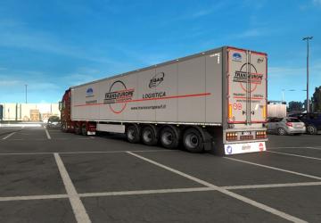 Мод Cargo Trailer Transeurope версия 1.0 (04.08.21) для Euro Truck Simulator 2 (v1.40.x, - 1.42.x)