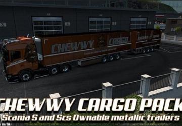 Мод Cкин «Chewwy Cargo» для своего прицепа и Scania S 2016 NG v1.0 для Euro Truck Simulator 2 (v1.32.x, 1.33.x)