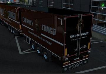 Мод Cкин «Chewwy Cargo» для своего прицепа и Scania S 2016 NG v1.0 для Euro Truck Simulator 2 (v1.32.x, 1.33.x)