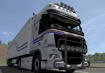 Мод Cкин Schouwstra для DAF XF 105 версия 1.0 для Euro Truck Simulator 2 (v1.35.x, - 1.40.x)