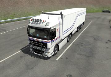 Мод Cкин Schouwstra для DAF XF 105 версия 1.0 для Euro Truck Simulator 2 (v1.35.x, - 1.40.x)