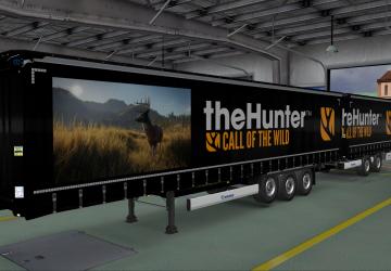 Мод Cкин «The Hunter Call» для прицепа Krone версия 1.0 для Euro Truck Simulator 2 (v1.32.x)