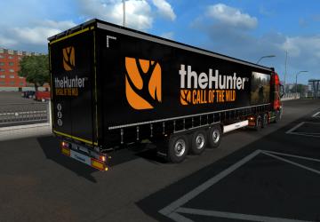 Мод Cкин «The Hunter Call» для прицепа Krone версия 1.0 для Euro Truck Simulator 2 (v1.32.x)