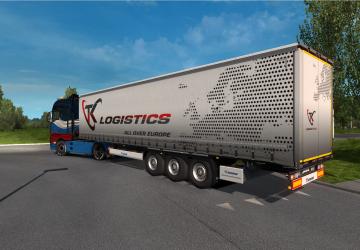 Мод Cкин «TK Logistics» для своего прицепа Krone v1.0 для Euro Truck Simulator 2 (v1.32.x, - 1.34.x)