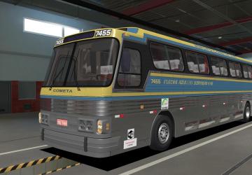 Мод Scania CMA Comet Flecha Azul Bus версия 1.0 для Euro Truck Simulator 2 (v1.38.x)