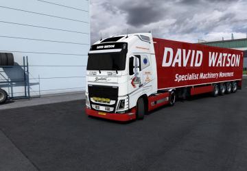 Мод Combo skin David Watson версия 1.0 для Euro Truck Simulator 2 (v1.38.x)