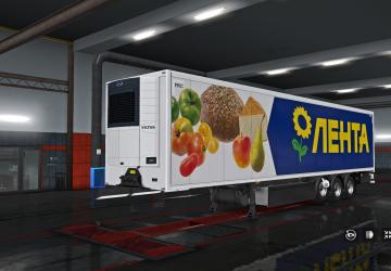 Мод COMBO Скин «Лента» для прицепа и MAN TGS MADster v1.0 для Euro Truck Simulator 2 (v1.32.x, 1.33.x)