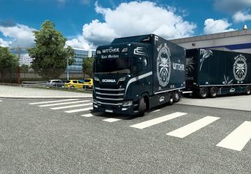 Мод Combo Skin Witcher версия 1.0 для Euro Truck Simulator 2 (v1.46.x)