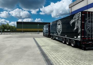 Мод Combo Skin Witcher версия 1.0 для Euro Truck Simulator 2 (v1.46.x)