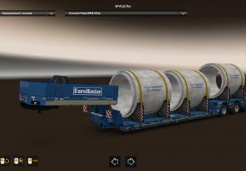 Мод Concrete Pipes версия 1.5 для Euro Truck Simulator 2 (v1.45.x)