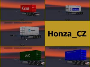 Мод Containery Pack версия 1.0 для Euro Truck Simulator 2 (v1.27.x, - 1.31.x)