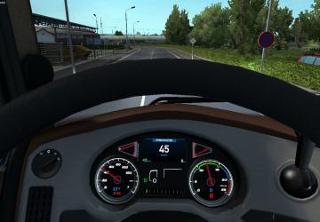 Мод Custom dashboard for SCS DAF Euro6 версия 1.0 для Euro Truck Simulator 2 (v1.35.x, 1.36.x)