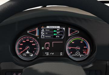 Мод Custom dashboard for SCS DAF Euro6 версия 2.3 для Euro Truck Simulator 2 (v1.39.x)