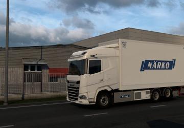Мод DAF 2021 Rigid Addon версия 1.0.4 для Euro Truck Simulator 2 (v1.43.x)