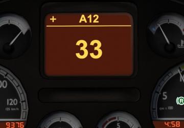 Мод DAF XF105 Clean Improved Dashboard версия 1.3 для Euro Truck Simulator 2 (v1.46.x)