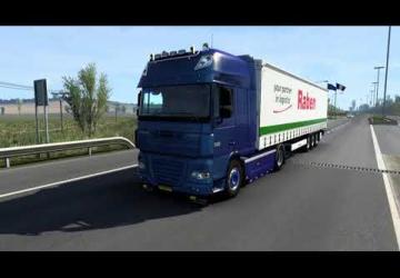 Мод DAF XF 105 Open pipe sound версия 2.0 для Euro Truck Simulator 2 (v1.44.x, 1.45.x)