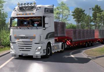 Мод DAF XF Euro 6 Reworked версия 2.5 для Euro Truck Simulator 2 (v1.33.x, 1.34.x)
