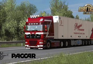 Мод DAF XF Paccar MX версия 1.6 для Euro Truck Simulator 2 (v1.37.x, 1.38.x)