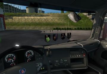 Мод Darts Pennants Pack версия 1.0 для Euro Truck Simulator 2 (v1.21.x, - 1.31.x)