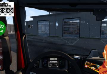 Мод Dirty Windshield версия 1.2 для Euro Truck Simulator 2 (v1.50.x)