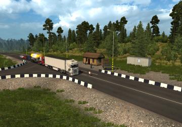 Дополнение к карте ProMods+RusMap версия 1.0 для Euro Truck Simulator 2 (v1.32.x)