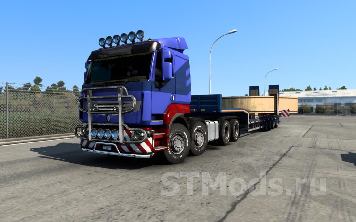 Скачать мод Дополнительные варианты шасси для грузовиков SCS v2.0 для Euro  Truck Simulator 2 (v1.43.х)