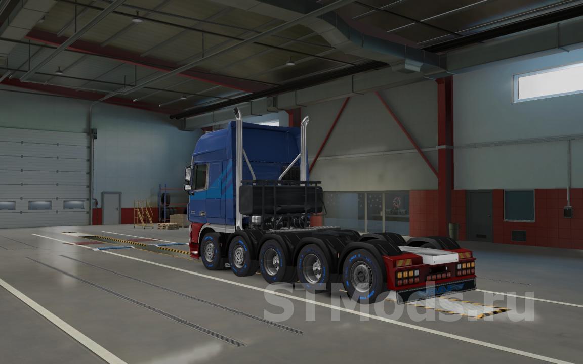 Скачать мод Дополнительные варианты шасси для грузовиков SCS v2.0 для Euro  Truck Simulator 2 (v1.43.х)