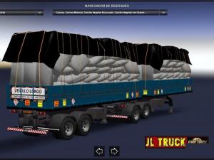Мод Прицеп Double Articulated trailer to traffic and cargo v3.2 для Euro Truck Simulator 2 (v1.28.x)
