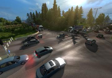 Мод DP’s Realistic Traffic версия 1.0.6 для Euro Truck Simulator 2 (v1.36.x)