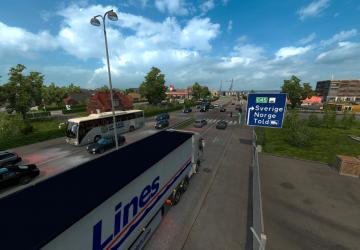 Мод DP’s Realistic Traffic версия 1.0.6 для Euro Truck Simulator 2 (v1.36.x)