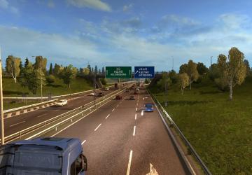 Мод DP’s Realistic Traffic версия 1.0.6 для Euro Truck Simulator 2 (v1.36.x)