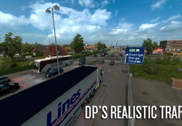 Мод DP’s Realistic Traffic версия 1.3.3 для Euro Truck Simulator 2 (v1.41.x)