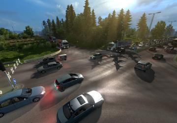 Мод DP’s Realistic Traffic версия 1.3.4 для Euro Truck Simulator 2 (v1.42.x)