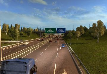 Мод DP’s Realistic Traffic версия 1.3.4 для Euro Truck Simulator 2 (v1.42.x)