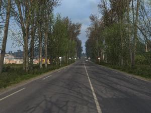 Мод Early Autumn Weather Mod версия 5.1 для Euro Truck Simulator 2 (v1.27.x)