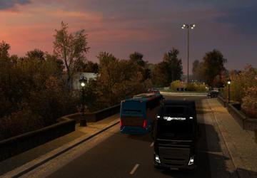 Мод Early Autumn Weather Mod версия 5.8 для Euro Truck Simulator 2 (v1.34.x)