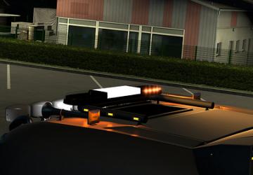 Мод Ecco beacon bars add-on for: «Kelsa lightbar» v1.0 для Euro Truck Simulator 2 (v1.31.x, 1.32.x)