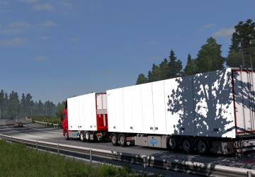 Мод Ekeri Tandem trailers addon by Kast версия 1.1 для Euro Truck Simulator 2 (v1.31.x)