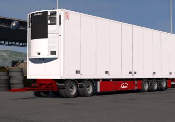 Мод Ekeri Tandem trailers addon by Kast версия 2.0.1 для Euro Truck Simulator 2 (v1.32.x, 1.33.x)