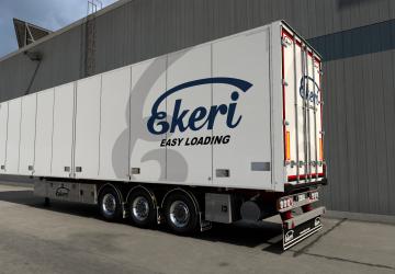 Мод Ekeri Trailers Revision by Kast версия 1.0 для Euro Truck Simulator 2 (v1.43.x, 1.44.x)