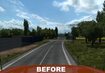 Мод Europe Reskin версия 1.0 для Euro Truck Simulator 2 (v1.36.x, - 1.40.x)