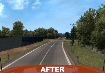 Мод Europe Reskin версия 1.0 для Euro Truck Simulator 2 (v1.36.x, - 1.40.x)