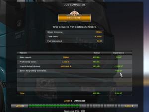 Мод EXP x7 and money x7 версия 1.1 для Euro Truck Simulator 2 (v1.27.х, 1.28.x)